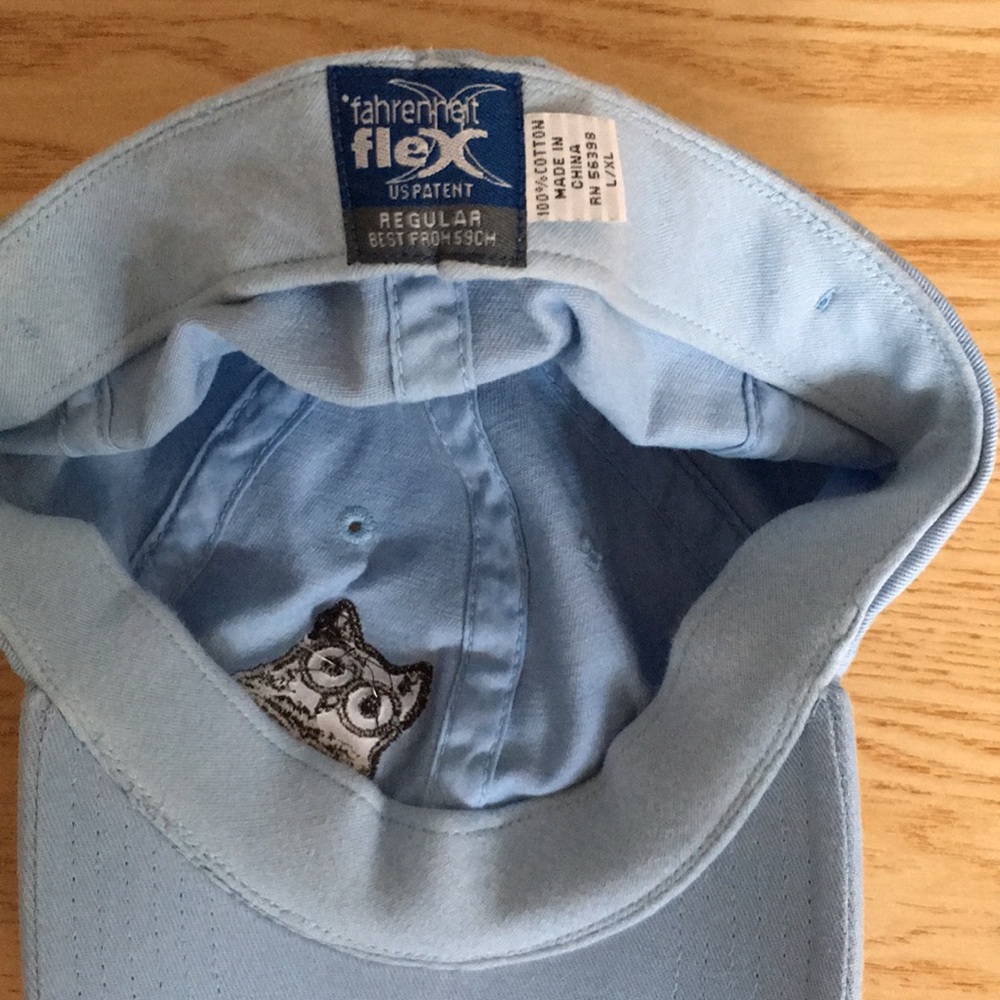 New Men’s/Unisex Blue Hooters Owl Logo Hat L/XL - Picture 6 of 7
